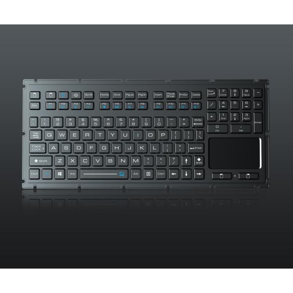 Waterproof EMC Keyboard With Touchpad 110 Keys Military Rugged Keyboard