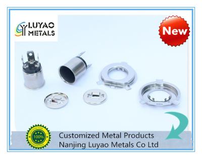 Lamp Metal Stamping Parts Polishing / Customized Drawing Stamping Die Components