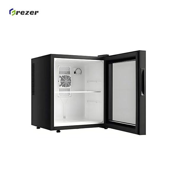 375MM Hotel Mini Bars Stand Up Mini Beverage Fridge 220V For Drinks