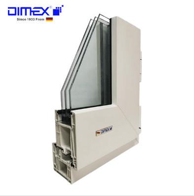 Os sistemas UPVC da porta da janela de batente perfilam a resistência UV alta DIMEX L72