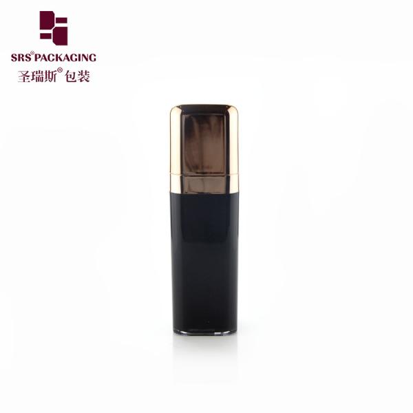 empty square shape acrylic double wall face cream airless lotion bottle