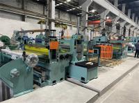 Bobina de aço inoxidável da elevada precisão que corta a linha talhadeira gêmea da máquina opcional