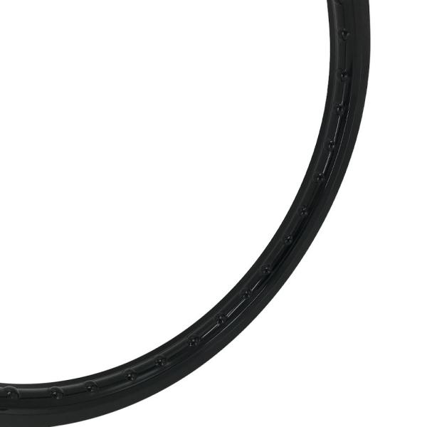 Rodas de motocicleta pretas de 23 polegadas para reparação/reemplaço