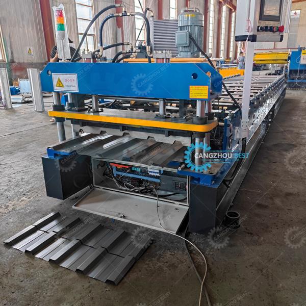Máquina de moldagem automática de folhas de revestimento por costelas de alta velocidade