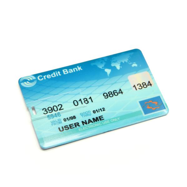 Slim Pen Drive Card USB Flash Memory 1GB 2GB 4GB 8GB Promotional