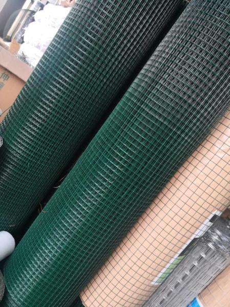 O PVC verde industrial revestiu quente do revestimento do fio mergulhado galvanizou a malha soldada de Gabion