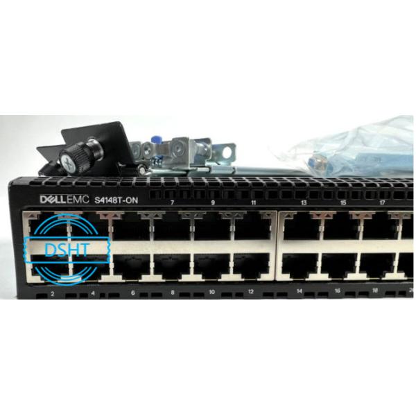 Dell S4148T-ON Switch 48 X 10GBase-T Ports, 2 X 40GbE QFSP+ Ports, 4 X 100GbE QFSP28 Ports
