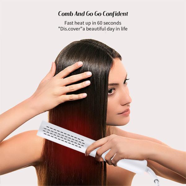 MCH Heating Straightening And Curling Brush Anti-Scalding Design New Hair Dryer