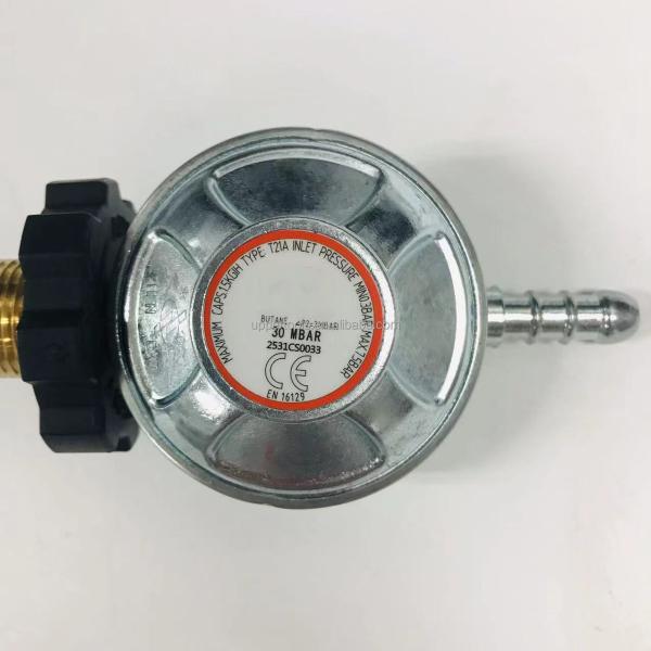 Газовый регулятор с цинковым материалом и регулировкой выходного давления 30mbar/37mbar/50mbar