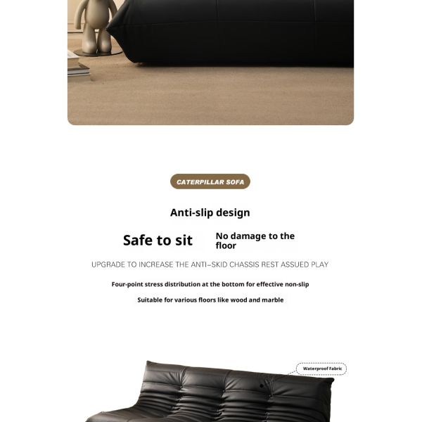 Genuine Leather Lazy Sofa Set Modern Design Eco-Friendly Small Apartment Leisure Lounge Home Furniture