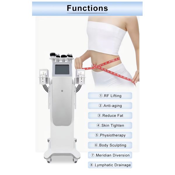 80K 4 In 1 Cavitation RF Machine , Fat Burning Cavitation Machine