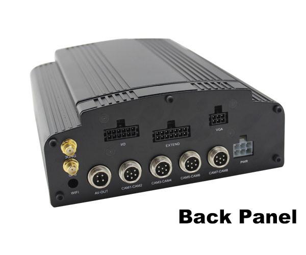 8CH FULL HD 1080P Hybrid DVR Car Mobile DVR 4G Real Time Recording