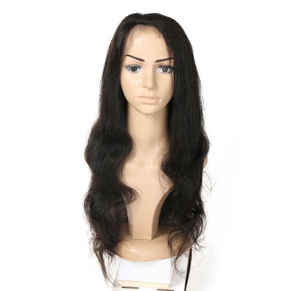 Perucas completas autênticas do laço do cabelo humano com trama do dobro do cabelo do bebê nenhum derramamento