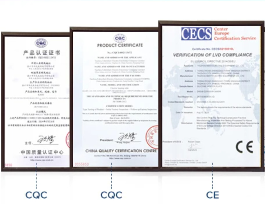 Shenzhen Jinyihe Technology Co., Ltd. Сертификации