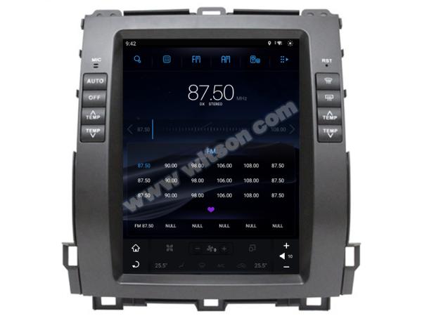 9.7 Screen Tesla Vertical Android Screen For Toyota Land Cruiser Prado 120 Lexus GX470 2004-2009 Car Multimedia Stereo GPS Carplay Player