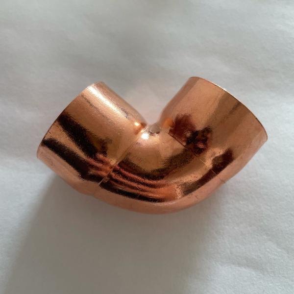 NXF ASTM B280/EN12735/JISH3300 C11000 C12200 DN15-1200 SCH10-XXS LR SR 45° 90° Butt Welding Copper Elbow