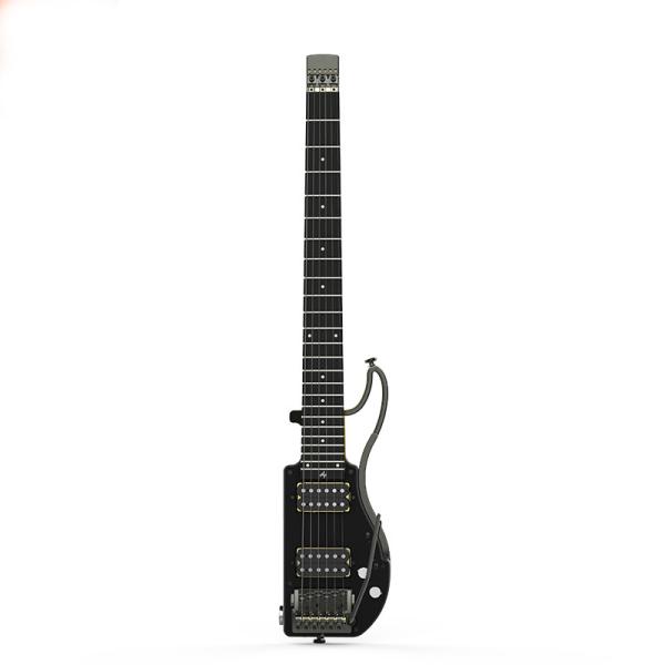 GRAND Headless Travel Electric Guitar double humbucker GDS-200 Ebony finger board foldable guitar