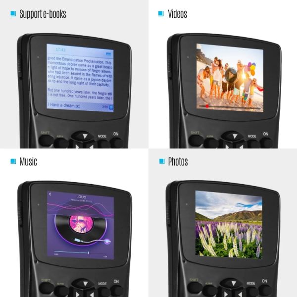 Large LCD Display Dual Power Handheld Desktop Calculator with 900 mAH Battery Capacity