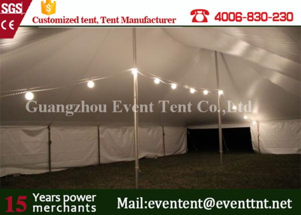 Square Solar Second Hand Marquee Tent , Heavy Duty Gazebo Canopy For Outdoor Campin
