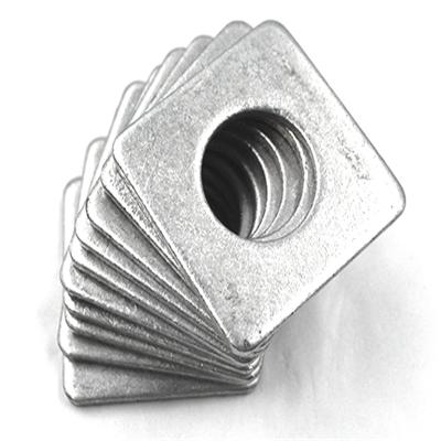 Decorative Thin Steel Square Flat Washers Hardware Fasteners Type Widely Use