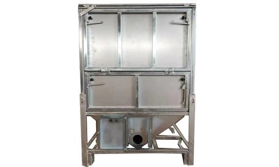 Slope Base Steel IBC Containers 1000L Capacity Self Stacking Heavy Duty