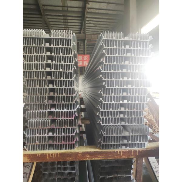 Customized OEM Aluminum Extrusion Profiles Silver Anodized Heatsink High Speed