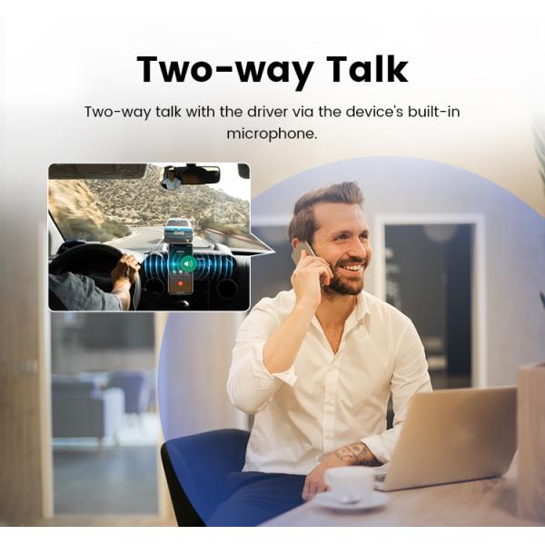 Vehicle Black Box 4G Dashcam GPS Tracker with Two-Way Talk and Advanced Driving Assistance System 4GB DDR 512GB Memory