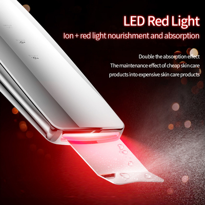 Portable Ultrasonic Skin Scrubber Pore Cleanser Blackhead Remover Facial Exfoliator