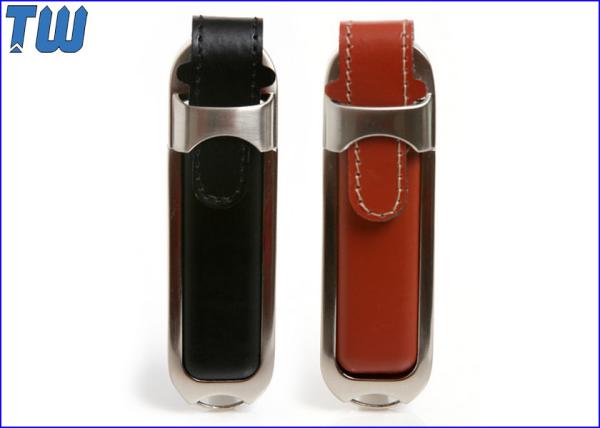 Durable Structure 2GB USB Memory Disk Leather Outlet Forever Logo