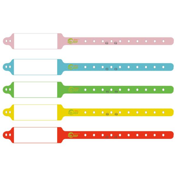 Waterproof Custom Logo Mother Baby Hospital Patient ID Wristband with Heat Sensitive
