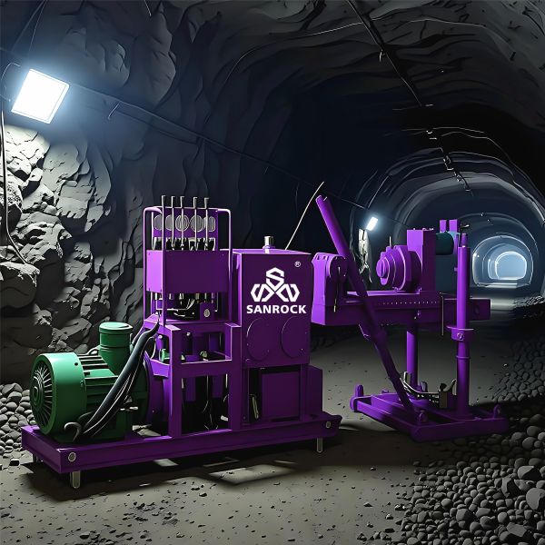Compact Tunnel Drilling Rig Underground Geological Drilling Machine Hydraulic Core Drilling Rig