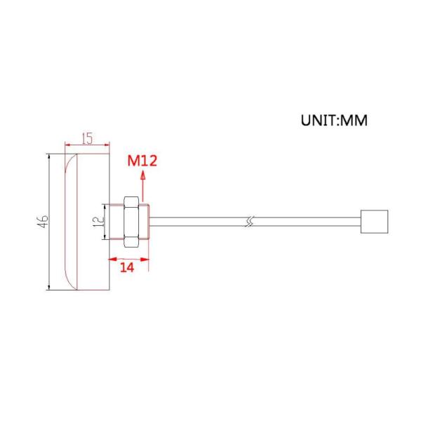 Généralistes dépistant l'antenne externe de galet de généralistes d'utilisation de dispositif avec le câble coaxial de liaison du mâle Rg174 de Sma