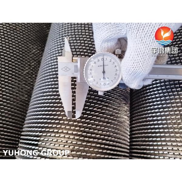 A312 TP304H Serrated Fin And Tube Used In Oil Refineries And Power Plants