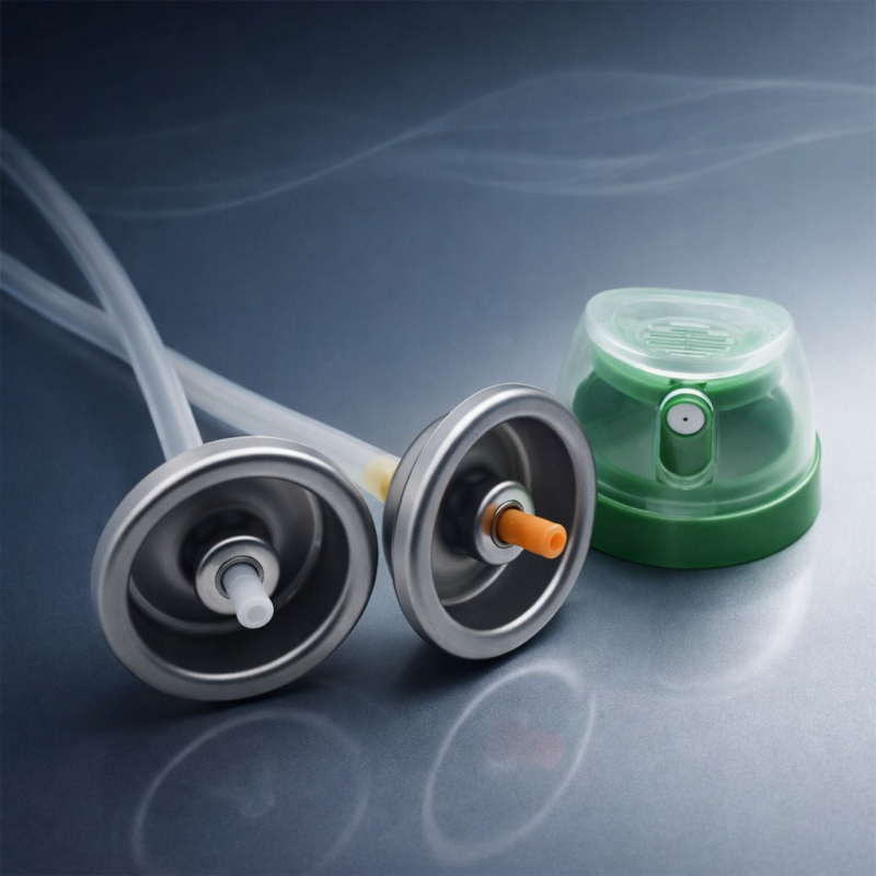 Sustainable Fragrance Dispensing Valve with 20mm Mounting Cup Standard Flow and Recyclable Material