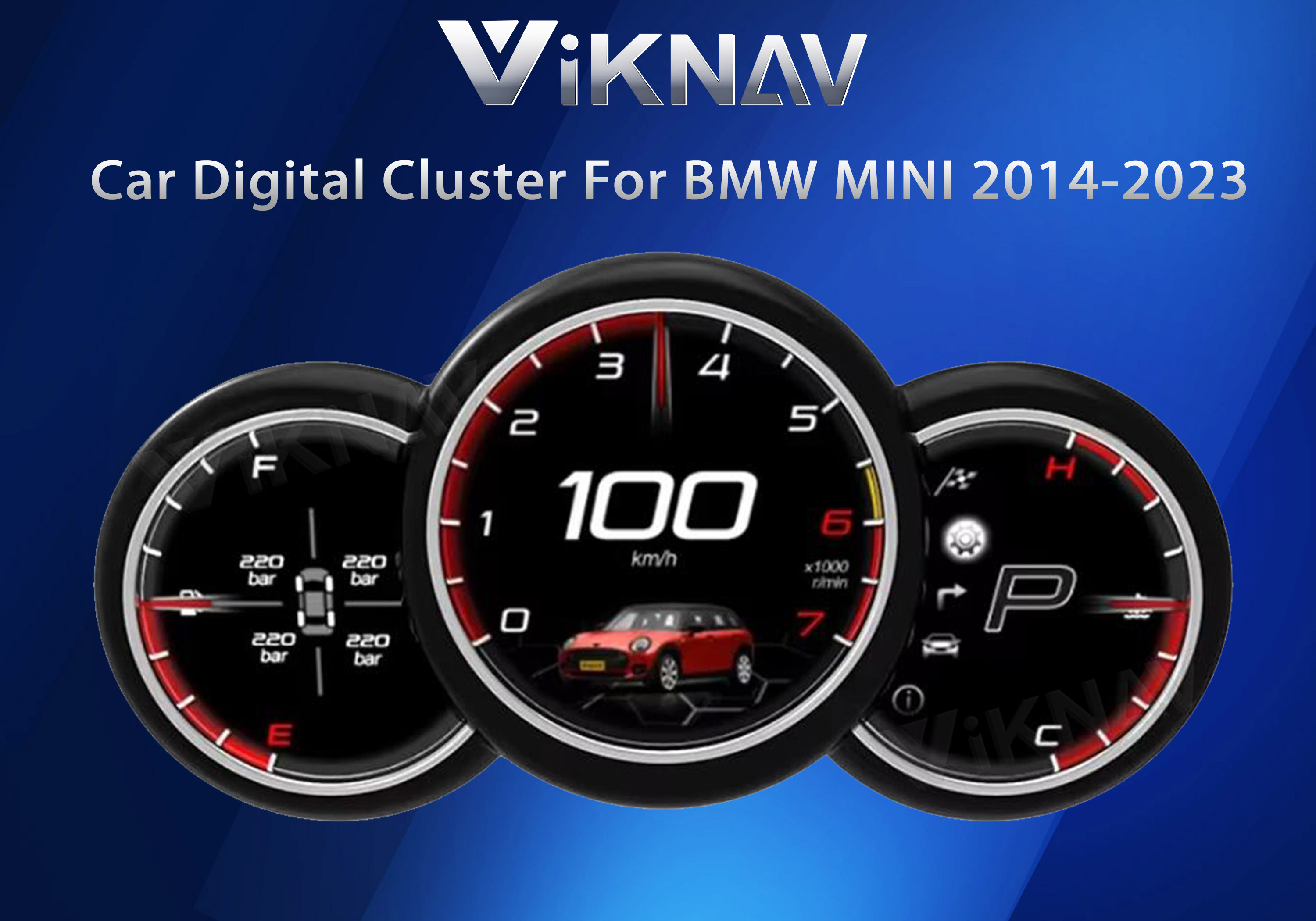VIKNAV 9 Digital Dashboard для BMW MINI 2014-2023 RHD&LHD ЖК-экран
