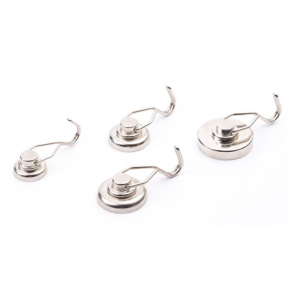 Super Strong  Axial Industrial Magnetic Hooks Heavy Duty Magnets For Hanging