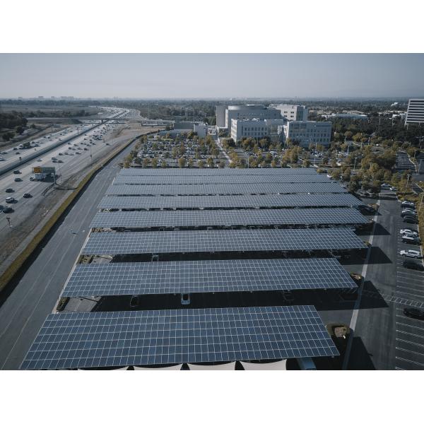 Солнечная электростанция Carport Anodized Q235 Солнечная стальная система Carport для рынка