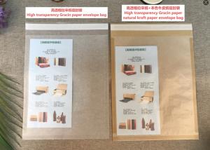 26g - 60g Bolso de papel Gracin Envase Imprimible Kraft Envase reciclado