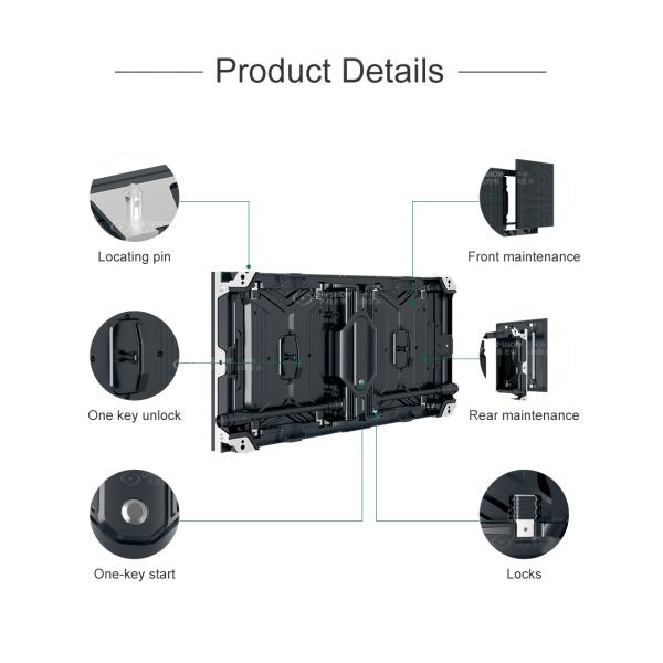 P5 Full Color 3D Advertising Display Waterproof Fix Installation LED Screen Outdoor for Concerts