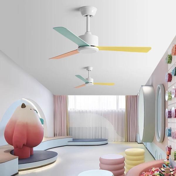 Large Wind Ceiling Fan Home Dining Room No Light Kindergarten Industrial Quiet Commercial