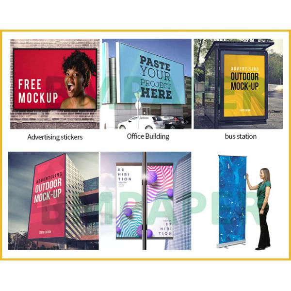 150um PET papel de impressão a laser sintético para X Banner 297 x 420mm impermeável