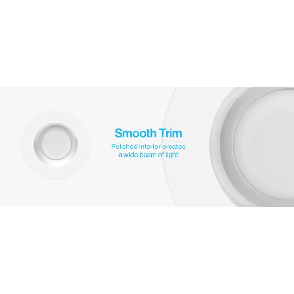 IC Rated Surface Mount Flat Panel LED Lights 6 Inch Ceiling For Bathroom