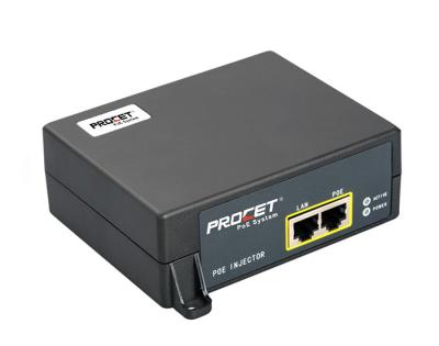 IoT Application 24 Volt 1250mA DC PoE Injector Dual Power Supply