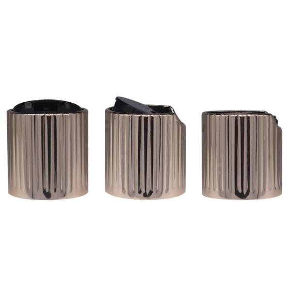 Different Golden Style Push Pull Bottle Caps 24mm Flip Off Cap Press System