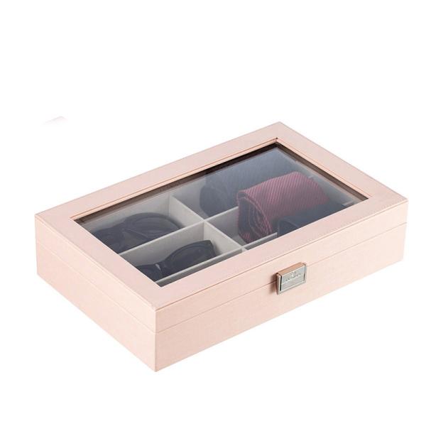 Unfinished Wood Tie Gift Storage Boxes Customized Logo Acceptable and Free Sample Charge