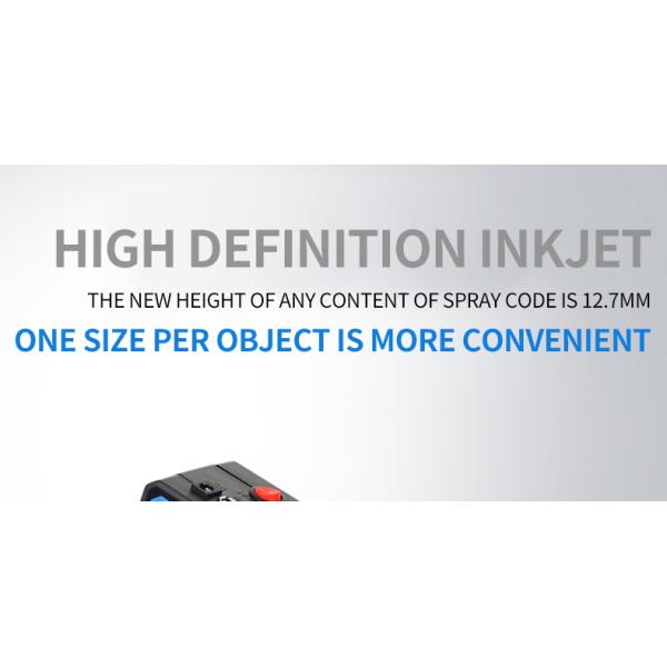 Fast Dry Ink 600DPI 12.7mm TIJ Portable Handheld Inkjet Label Printer Hand Jet Pen T980
