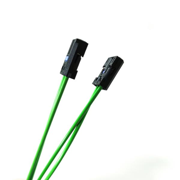 Adaptador fêmea de cabo de desvio de loop de fibra óptica de 22 cm mais verde oliva para BGM Mercedes