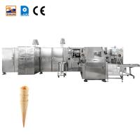 Consumo de gás 9-10 kg/hora Linha de produção automática de cone de barquillo com 55 placas de panificação