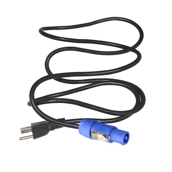 10A/15A Cabo de alimentação americano AC 14AWG NEMA5-15P para PowerCon NAC3FCA para ecrã LED