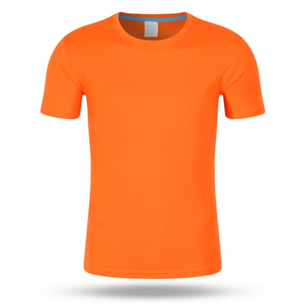 Camisa de secagem rápida do Gym T do esporte das camisas 140gram do Spandex feito sob encomenda T